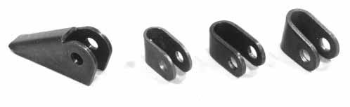 CHROMOLY BENT TABS Brackets A B C D E F Chromoly SOLD IN PACKS OF 2 DISCOUNT HOLE TUBE PRICE PER PACK REF PART # DIA