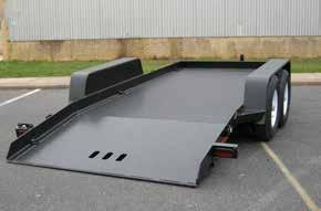Models 3/16 Diamond Plate Deck MODEL T16-14 BED SIZE 80 x16 14,000 LBS EMPTY WT 3,300 LBS DECK HEIGHT 17 LOAD ANGLE 10 DEGREE ST235/80R16LRE AXLE 7,000 LBS (2) COUPLER 2 5/16 Adjustable 8,000 LBS