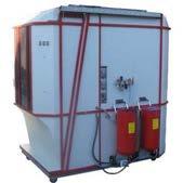with halogen light required compressor: perfect with 1000liter, minimum 800 liter
