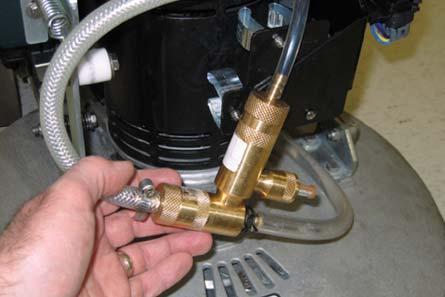 An 8mm hex wrench required to install new water filter (Figure 54). Water Filter (50 Mesh/Brown) FIG.
