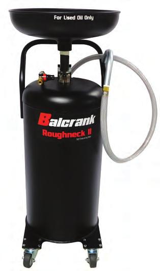 Used Fluid Equipment Roughneck II The Roughneck II drain captures used fluids and transfers them to any bulk storage tank.