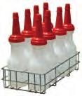 (3 l), plastic Molded in hight density polyethylene with flexible spout 6110-028 Measure with spout 5 qt.