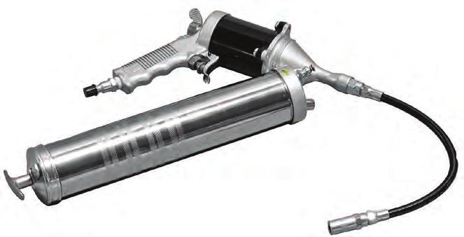 pressure Includes outlet pipe and coupler 5200-006 Lever Style Grease Gun FEATURES & TECHNICAL DATA 14 oz capacity Filler