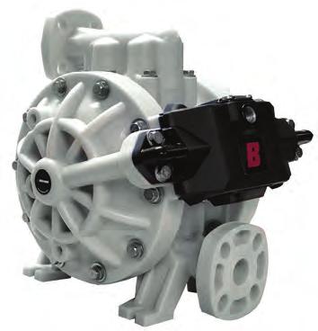 Similar to all our CF series pumps, the new CF50 utilizes a flow through fluid design that is more air efficient than traditional AODD pumps. Capable of distributing up to 50 gal/min.
