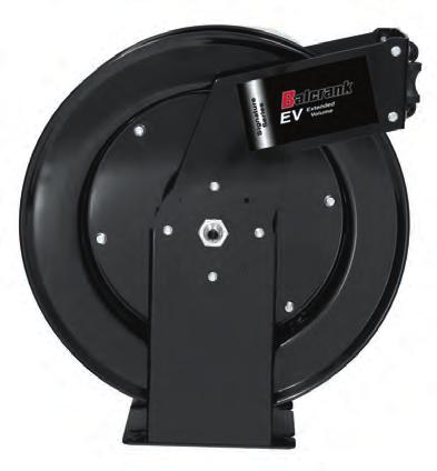 All EV series reels include hose, hose stop and a 2.5 connecting hose.
