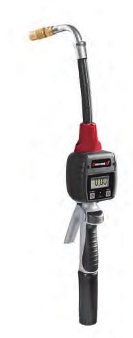 Control Handles DR Meter (Digital Register Meter) 3 See Dispense nozzle OD for important details Units of measure Accuracy Flow Range Maximum pressure Swivel inlet Dispense Nozzle OD Operating
