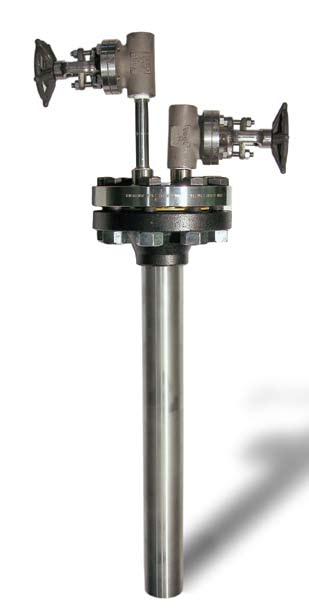Series 24D & 25D Series 24D - Single Mount. The Series 24D Standard is constructed of a 316LSS probe and a 316SS flange.