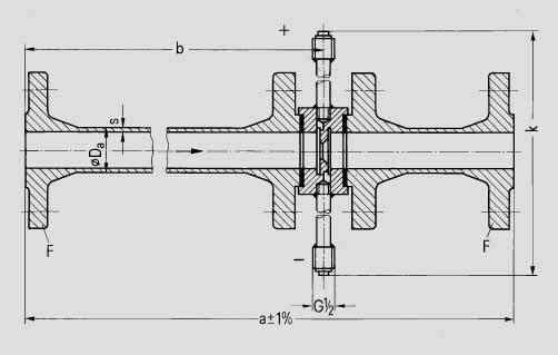with single tappings Dimensional drawings Siemens AG 2009 DN PN a b k Pipe 1) D a x s Weight kg 10 10 and 16 15 10 and 16 20 10 and 16 25 10 and 16 32 10 and 16 0 10 and 16 50 10 and 16 63 100 00 229