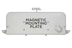 This magnetic antenna mounting plate is ideal for law enforcement, DOT workers and anyone else who needs to easily mount an antenna, but doesn`t want to drill holes in their truck.