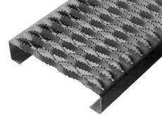 DIAMOND-GRIP PRODUCT DESCRIPTION Diamond-Grip is a one-piece metal plank grating manufactured by a cold forming process in the shape of a channel.