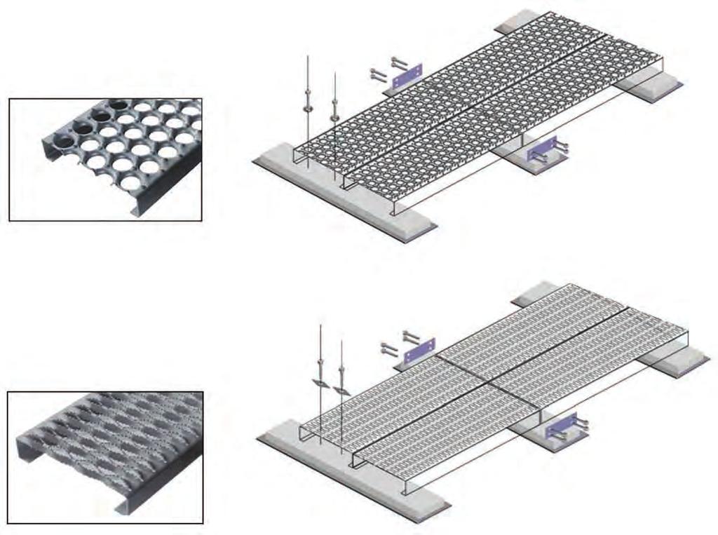 ROOF-GRIP ROOFTOP WALKWAY SYSTEM PRODUCT DESCRIPTION Safety-Grip and Diamond-Grip Planks are fastened together and to