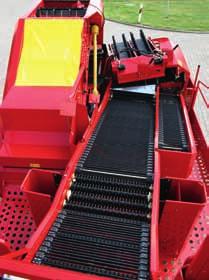 Unloading manually via a foot pedal or hydraulically operated unloading from the