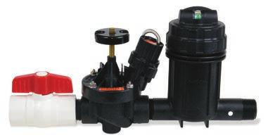 Landscape Drip Control Zone Components Wide Flow Commercial Control Zone Kit with Scrubber Valve & Pressure Regulating, Basket Filter n Complete kit is the simplest, smallest and most reliable