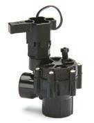 system start-up Internal bleed for spray-free manual operation Accepts Rain Bird TBOS latching solenoid for use with most batteryoperated controllers Operates in low-flow and Landscape Drip