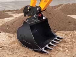 Stability, hydraulics and attachments 4 JCB s innovative hydraulic regeneration system means oil