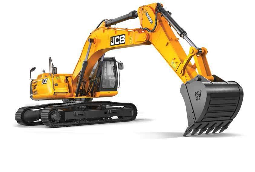 LESS SERVICING, MORE SERVICE. WE VE DESIGNED JCB JS300 TO BE LOW MAINTENANCE AND EASILY SERVICEABLE.
