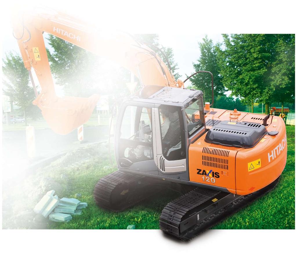 That is why the ZAXIS-3 series has a number of safety features including a new reinforced cab and