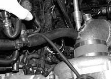 (This locates the air filter above the driver s side wheel). Attach the inlet bulkhead assembly to the open end of the sleeve and secure with a clamp. (See Fig. 5-b.) D.