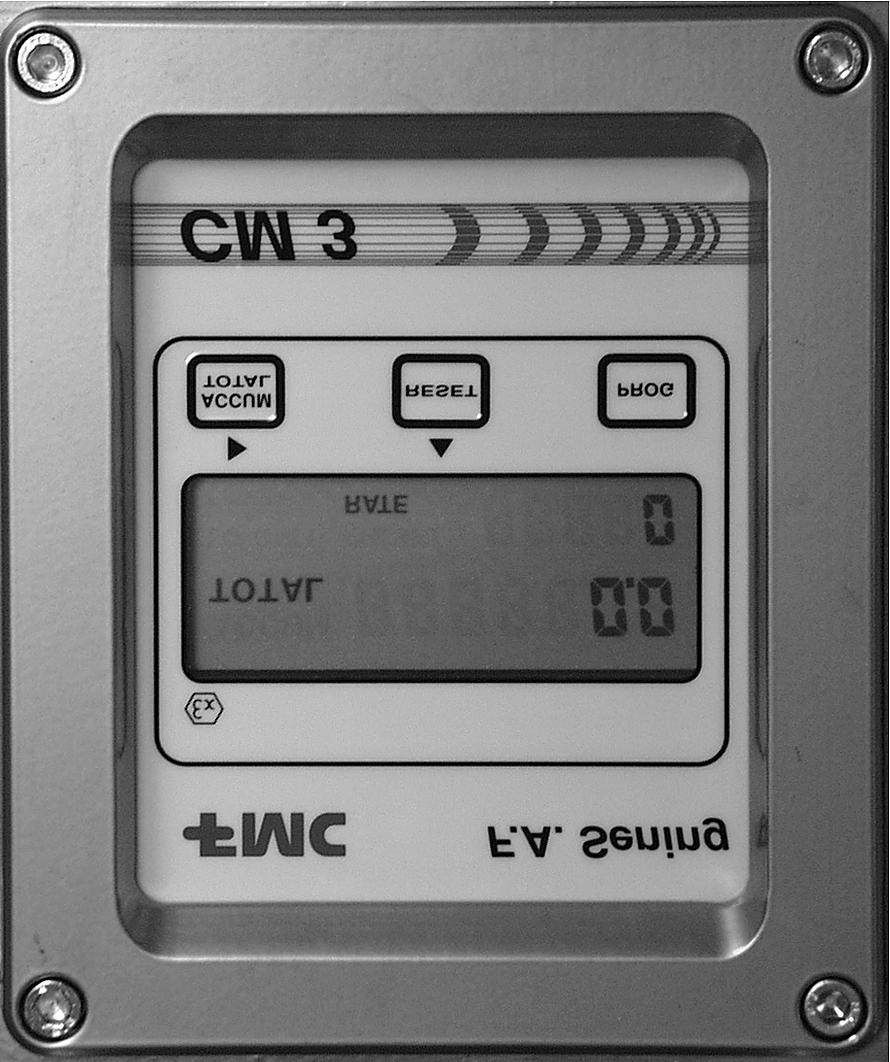 3.3.2 Controls All the required parameters on the are set in-house. For operation only the display panel and the three keys on the operating panel are relevant. 3.3.2.1 Display Two values are shown on the display.