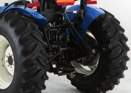 Wet disk brakes run in oil to keep them cooler and extend brake life compared to the dry disc brakes found on other tractors.