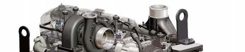 The common-rail fuel system delivers pressure independent of engine speed so torque increases at lower engine speeds.