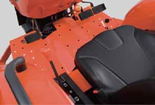 Performance-matched 3-point Hitch Kubota s durable 3-point hitch is