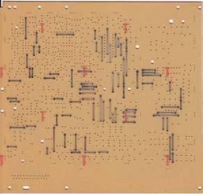 Printed Electronics made in 1980 PCB for Automotive Radio application Single Sided
