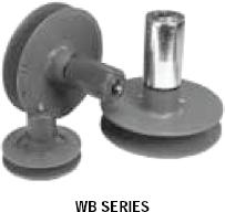 These two-side moveable pulleys offer greater speed ratios (up to 2.75 to 1).