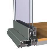 Flush floor integration Slim Line middle section Ventalis integration CP 130-LS open corner system Designed exclusively for the CP 130-LS duo rail system, this clever corner system comprises two