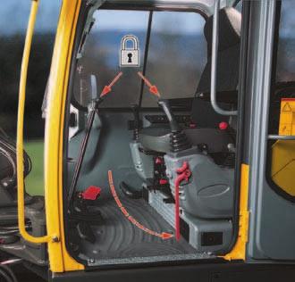 Safety is always the top priority When it comes to your safety, Volvo never makes compromises. The model EC55B has exactly what you need to stay safe, so you can concentrate on getting the job done.