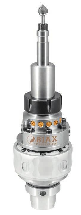 Applications: Deburring, engraving, polishing, detailed fine milling The high speed of the spindles enable deburring to be performed quickly and ecomically.