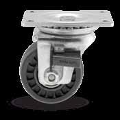 Add [SL] to end of model number. Thumb Screw Brake available on 3" swivel models (swivel radius 2-). Add [B] to end of model number.