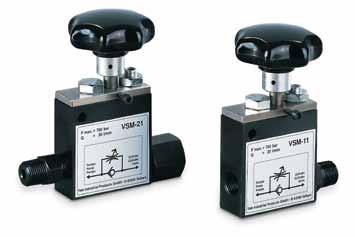 Hydraulic Jacks & Tools Valves Selection advice If the valve is to be screwed directly into a hydraulic cylinder, please order model VSM-11.