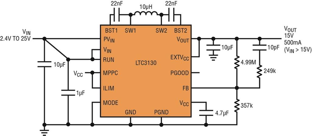 New Ultra-Low I Q Buck-Boost Converter It is clear that a buck-boost solution that solves the issues described should have the following attributes: Operation over a wide input/output voltage range