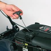 Refer to the oil recommendations section of the Briggs & Stratton instruction manual for this information. 1.