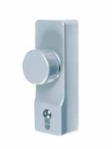 Thickness 35 to 50mm Reversible Panic Push Pad Latch 663809-1 point locking surface mounted - Fire