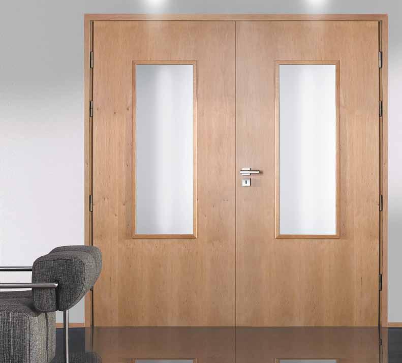 TECHNICAL ACOUSTIC INSULATION FIRE RESISTANCE ENHANCED BURGLARY RESISTANCE CLASS SMOKE CONTROL Availability of technical doors with any decor as in interior door models (at extra charge) EXEMPLARY