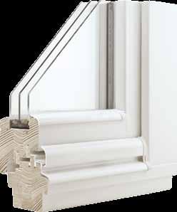 glass panes (8, 18, 26, 45 mm) WEATHER SEAL 3 Inter-Deventer weather seals: two main ones and an edge one OPENING TYPES windows types: fixed, tilt, side hung, tilt and turn, tilt and slide, folding