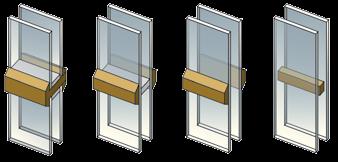 mm ADDITIONAL WINDOW ACCESSORIES Humidity sensitive air inlets (enable