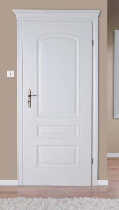 SIMPLE ASTOR GRAF interior door leaves NEW TECHNICAL SPECIFICATION LEAF STRUCTURE rebated system a wooden rail and stile set topped with two flush HDF boards, the core made of a honeycomb-like
