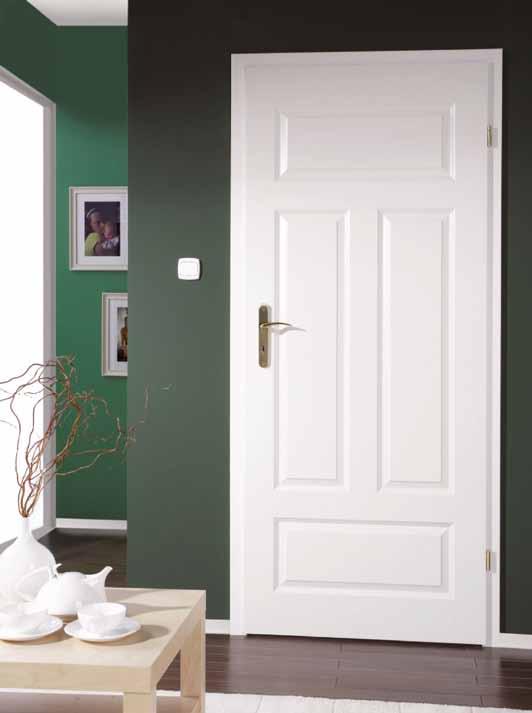 CLASSIC/ CLASSIC LUx interior door leaves FIORD TECHNICAL SPECIFICATION LEAF STRUCTURE rebated system a wooden rail and stile set topped with two flush HDF boards, the core made of a honeycomb-like