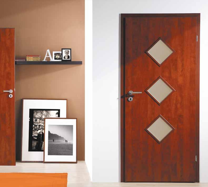 DYNAMIC interior door leaves TECHNICAL SPECIFICATION LEAF STRUCTURE rebated system a wooden rail and stile set topped with two flush HDF boards, the core made of a honeycomb-like stabilizing layer
