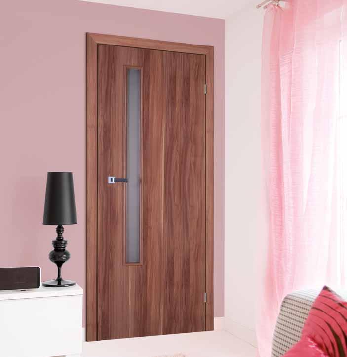 IMPULS interior door leaves available types of glazing WHITE MATT BROWN MATT TECHNICAL SPECIFICATION LEAF STRUCTURE rebated system a wooden rail and stile set topped with two flush HDF boards with