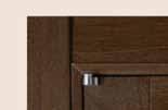 FIESTA adjustable L-PROJEKT adjustable for non-rebated doors for non-rebated doors *the oiled version (natural veneer) extra charge **RAL / NCS available at extra charge depending on the colour group.