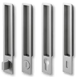 ACCESSORIES HOOK LOCK for sliding doors HANDLES for folding doors standard HANDLES for folding doors option plastic brass 60 mm optional: WK lock chrome, chromesatina,
