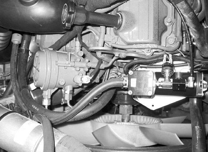 11 Mount the compressor in a suitable location, free from road spray and close to the exhaust brake.