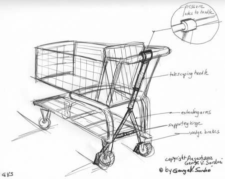 Problem The idea for the product came from a common problem that almost everyone has encountered, runaway-shopping carts.