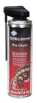 non fling PTFE boosted chain lube, with exceptional anti-wear and anti-corrosion performance.
