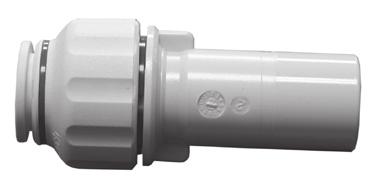 Twist To Lock Plastic Fittings IAPMO Listed NSF-61, ASSE 1061 Reduced installation time Ideal for