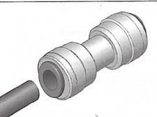 The tube or fitting should not be scratched of damaged in the process, as this is the main cause for